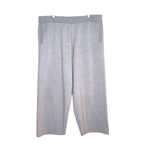 POLO RALPH LAUREN WASHABLE CASHMERE KNIT Pull-On Pants Trousers Gray Size XXL - Picture 1 of 13